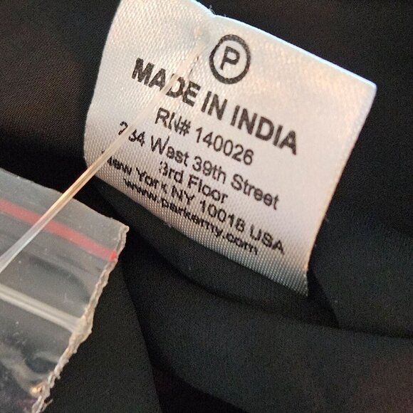 Parker Zane Fully Beaded Black Gold Sequin Silk Halter Tank Top Large - Picture 12 of 14